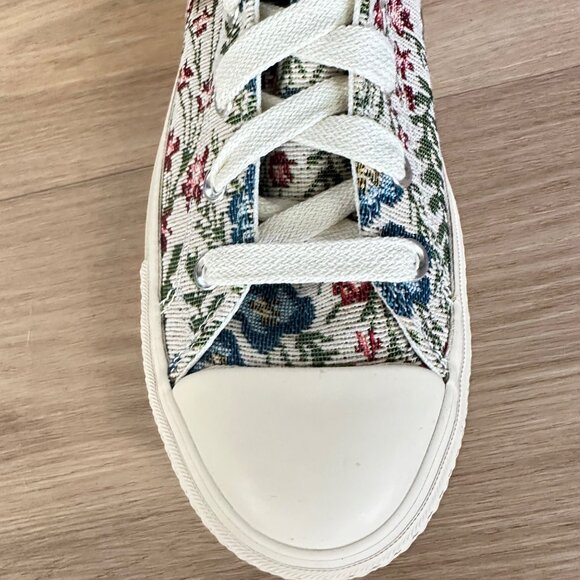 ✨Converse Chuck Taylor Lift Platform 8 Women Shoes Floral Tapestry Green A11992C - Picture 9 of 11